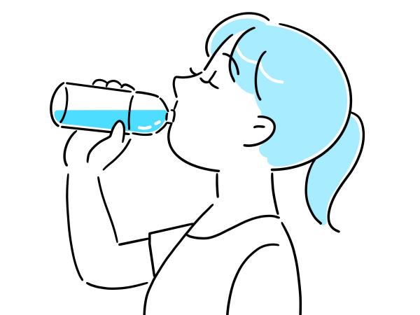 こまめな水分補給